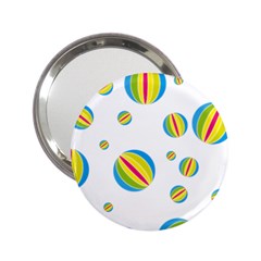 Balloon Ball District Colorful 2 25  Handbag Mirrors by BangZart