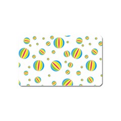 Balloon Ball District Colorful Magnet (name Card) by BangZart