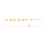 Pumpkin Halloween Deco Garland Flano Scarf (Mini) Back