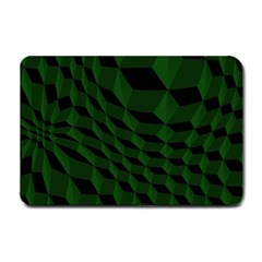 Pattern Dark Texture Background Small Doormat 