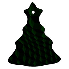 Pattern Dark Texture Background Christmas Tree Ornament (Two Sides)