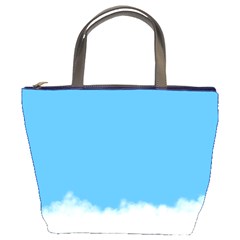 Sky Blue Blue Sky Clouds Day Bucket Bags by BangZart