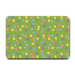 Balloon Grass Party Green Purple Small Doormat 