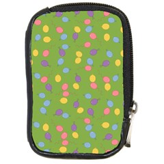 Balloon Grass Party Green Purple Compact Camera Cases