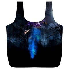 Magical Fantasy Wild Darkness Mist Full Print Recycle Bags (l) 