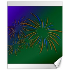 Sylvester New Year S Day Year Party Canvas 16  X 20  