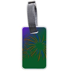Sylvester New Year S Day Year Party Luggage Tags (one Side)  by BangZart