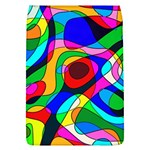 Digital Multicolor Colorful Curves Flap Covers (L)  Front