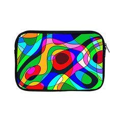 Digital Multicolor Colorful Curves Apple Ipad Mini Zipper Cases