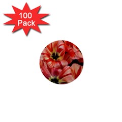 Tulips Flowers Spring 1  Mini Buttons (100 Pack)  by BangZart