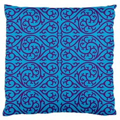 Monogram Blue Purple Background Standard Flano Cushion Case (one Side)