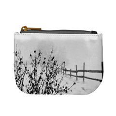 Snow Winter Cold Landscape Fence Mini Coin Purses by BangZart
