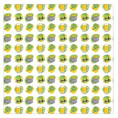 St Patrick S Day Background Symbols Large Satin Scarf (square)