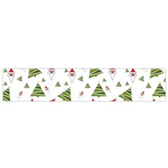 Christmas Santa Claus Decoration Small Flano Scarf