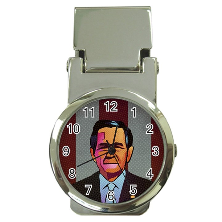 George W Bush Pop Art President Usa Money Clip Watches