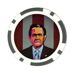 George W Bush Pop Art President Usa Poker Chip Card Guard Front