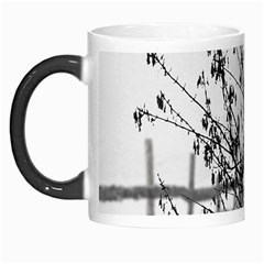 Snow Winter Cold Landscape Fence Morph Mugs by BangZart