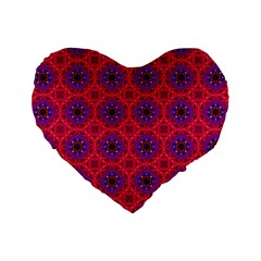 Retro Abstract Boho Unique Standard 16  Premium Heart Shape Cushions