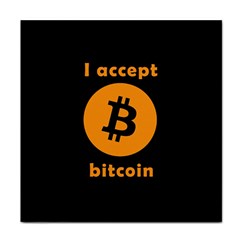 I accept bitcoin Face Towel