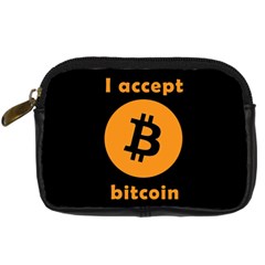 I Accept Bitcoin Digital Camera Cases by Valentinaart