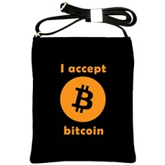 I accept bitcoin Shoulder Sling Bags