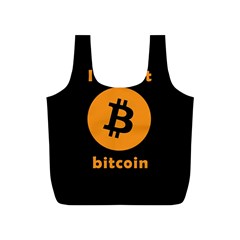 I accept bitcoin Full Print Recycle Bags (S) 