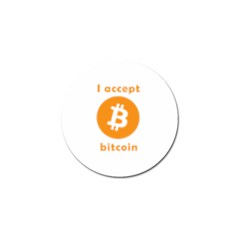 I Accept Bitcoin Golf Ball Marker (10 Pack) by Valentinaart