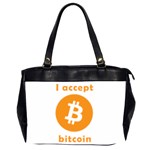 I accept bitcoin Office Handbags (2 Sides)  Front