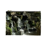 Water Waterfall Nature Splash Flow Cosmetic Bag (Large)  Front