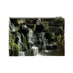 Water Waterfall Nature Splash Flow Cosmetic Bag (Large)  Back