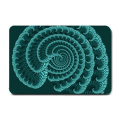 Fractals Form Pattern Abstract Small Doormat  by BangZart