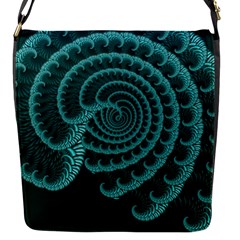 Fractals Form Pattern Abstract Flap Messenger Bag (s)