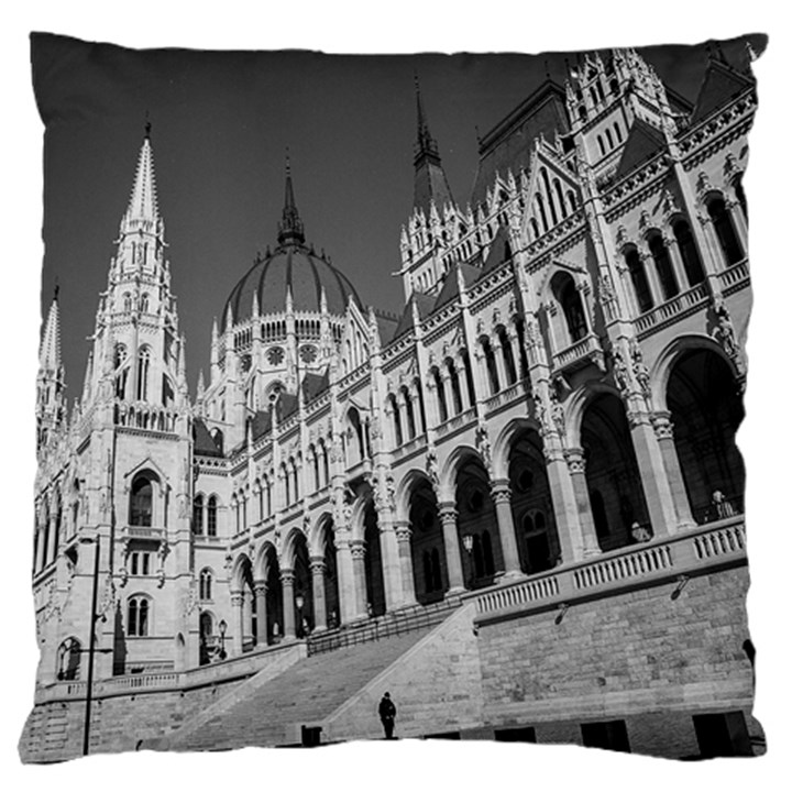 Architecture Parliament Landmark Large Cushion Case (Two Sides)