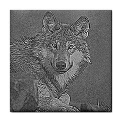 Wolf Forest Animals Tile Coasters