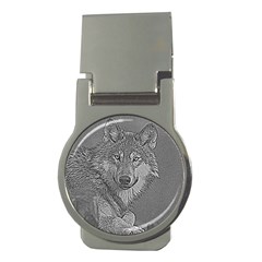 Wolf Forest Animals Money Clips (Round) 