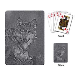 Wolf Forest Animals Playing Card