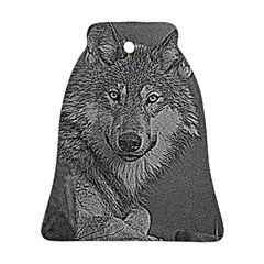 Wolf Forest Animals Bell Ornament (Two Sides)