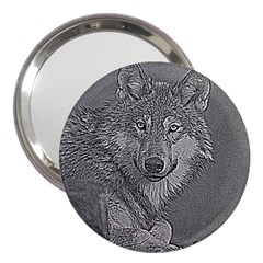 Wolf Forest Animals 3  Handbag Mirrors