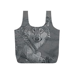 Wolf Forest Animals Full Print Recycle Bags (s) 