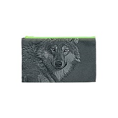 Wolf Forest Animals Cosmetic Bag (xs) by BangZart