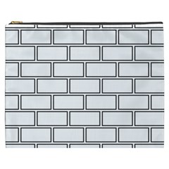 Wall Pattern Rectangle Brick Cosmetic Bag (xxxl)  by BangZart