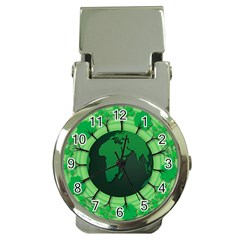 Earth Forest Forestry Lush Green Money Clip Watches by BangZart