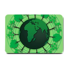 Earth Forest Forestry Lush Green Small Doormat  by BangZart