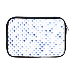 Star Curved Background Blue Apple Macbook Pro 17  Zipper Case