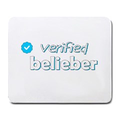 Verified Belieber Large Mousepads by Valentinaart