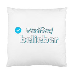 Verified Belieber Standard Cushion Case (one Side) by Valentinaart