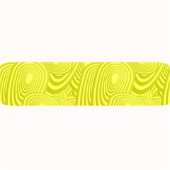 Yellow Oval Ellipse Egg Elliptical Large Bar Mats by BangZart