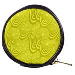 Yellow Oval Ellipse Egg Elliptical Mini Makeup Bags Front