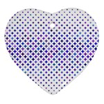 Star Curved Background Geometric Ornament (Heart) Front