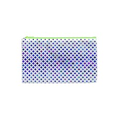 Star Curved Background Geometric Cosmetic Bag (xs)
